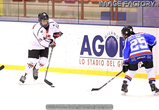 2017-11-26 Hockey Milano Rossoblu U15-Como (18-2)